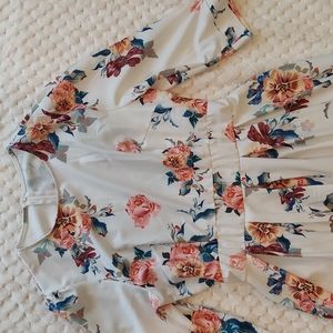Floral size dress midi brand new